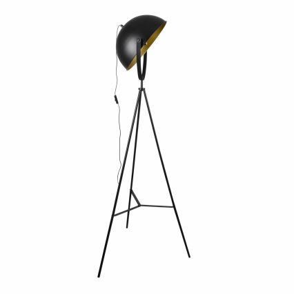 Торшер MATYLDA 1xE27/20W/230V черный/золотистый