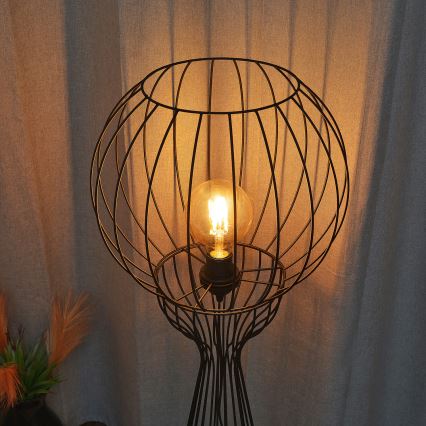 Торшер MERCURE 1xE27/15W/230V чёрный