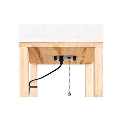 Торшер с полками 1xE27/60W/230V белый/коричневый