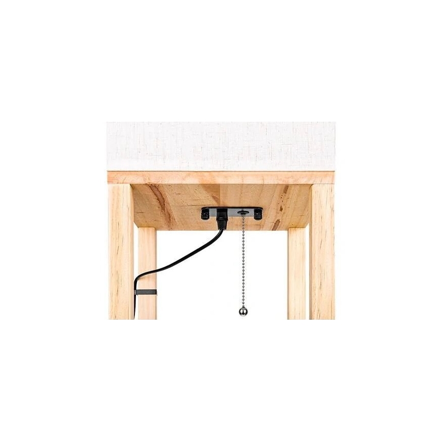 Торшер с полками 1xE27/60W/230V белый/коричневый