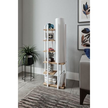 Торшер с полками MODA DOR 1xE27/40W/230V белый/коричневый