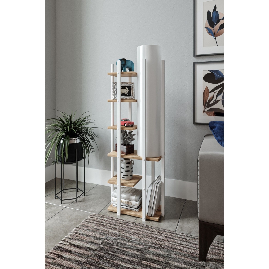 Торшер с полками MODA DOR 1xE27/40W/230V белый/коричневый