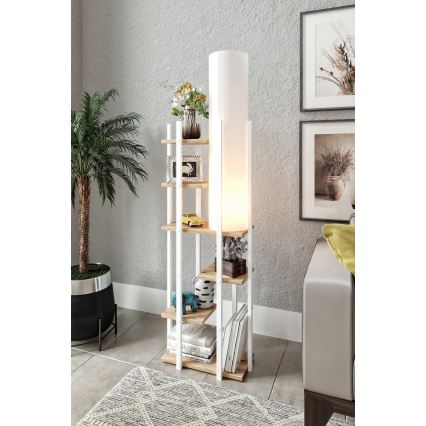 Торшер с полками VOGUE 1xE27/40W/230V 160 см белый