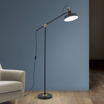 Торшер SCHILLER 1xE27/40W/230V черный/бронзовый