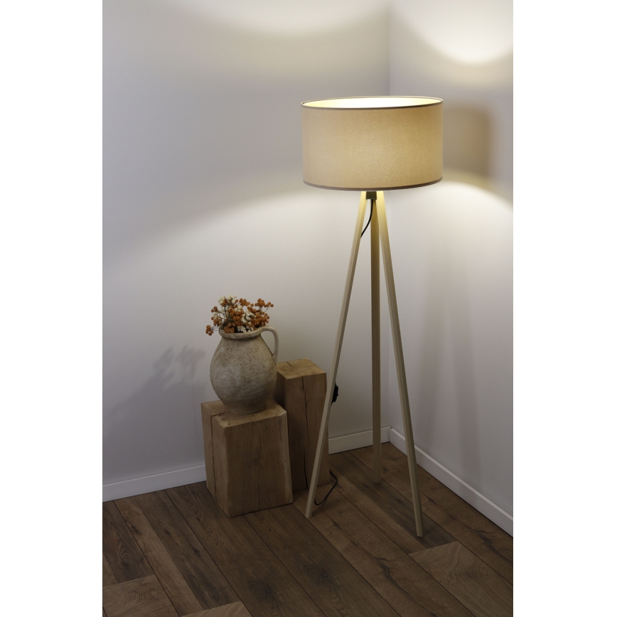 Торшер STANDART 1xE27/60W/230V бежевый