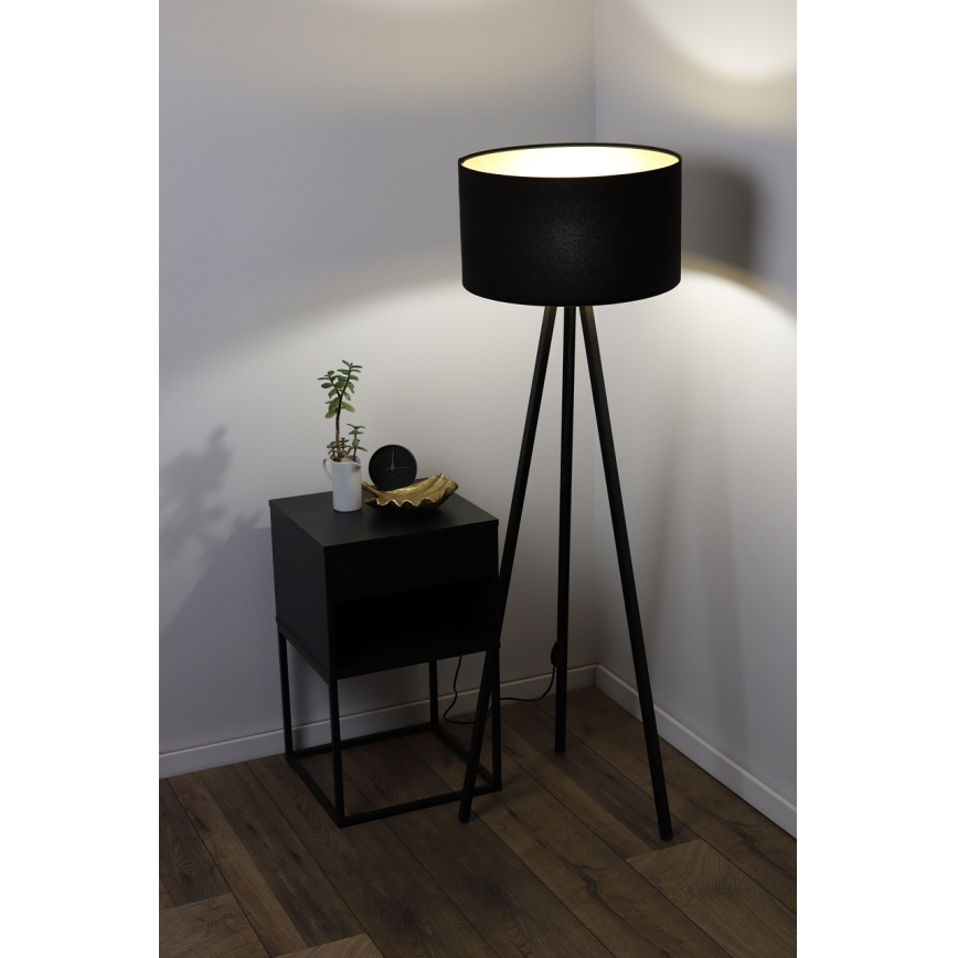 Торшер STANDART 1xE27/60W/230V черный/коричневый