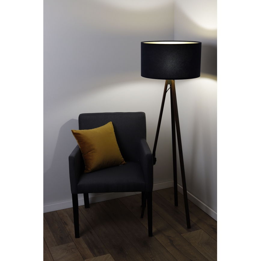 Торшер STANDART 1xE27/60W/230V черный/коричневый