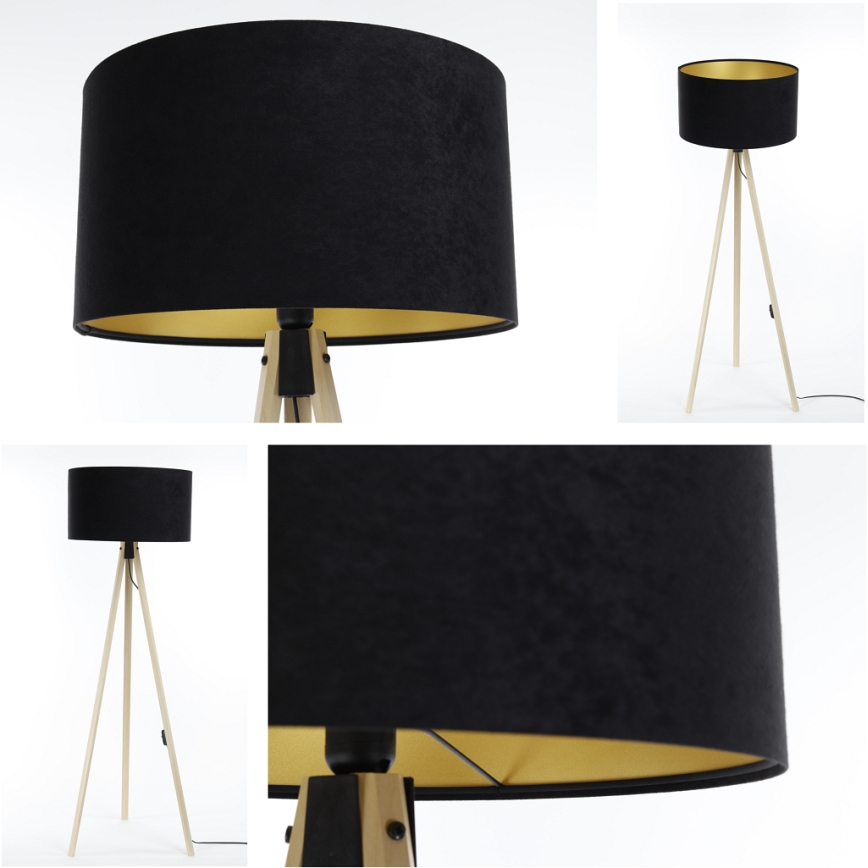 Торшер STANDART 1xE27/60W/230V черный/бежевый