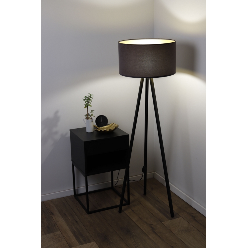 Торшер STANDART 1xE27/60W/230V серый/коричневый