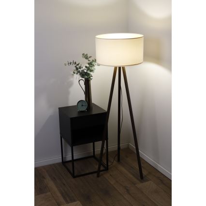 Торшер STANDART 1xE27/60W/230V кремовый/черный