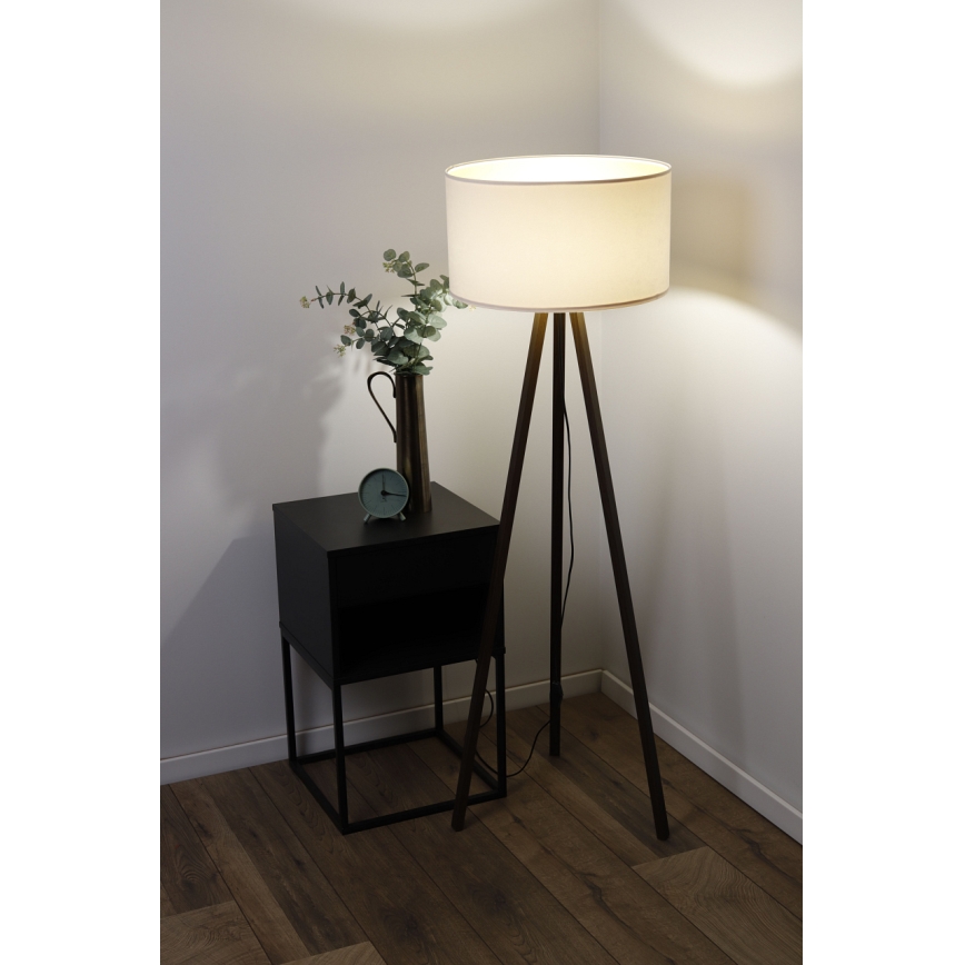 Торшер STANDART 1xE27/60W/230V кремовый/коричневый