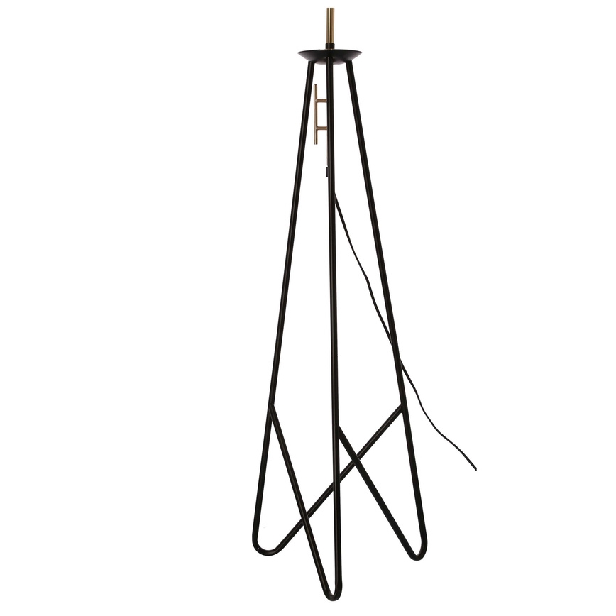 Торшер TAFLO 1xE27/60W/230V білий/чорний/золотий