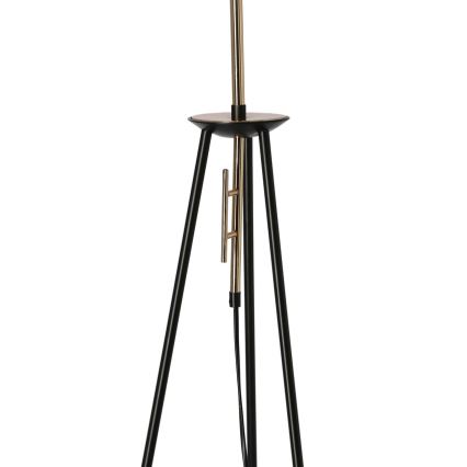 Торшер TAFLO 1xE27/60W/230V білий/чорний/золотий