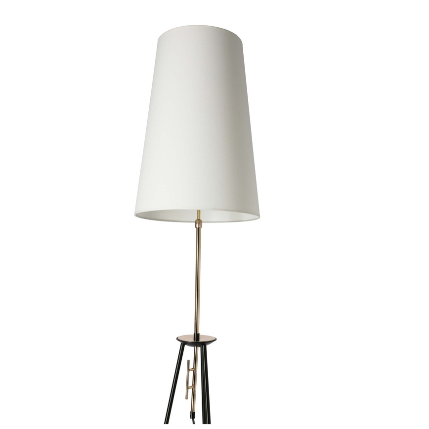 Торшер TAFLO 1xE27/60W/230V білий/чорний/золотий