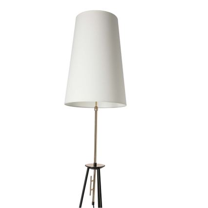 Торшер TAFLO 1xE27/60W/230V білий/чорний/золотий