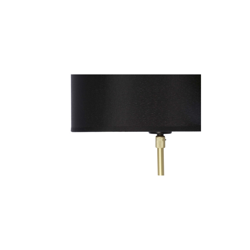 Торшер TEGOLA 1xE27/60W/230V черная/золотая