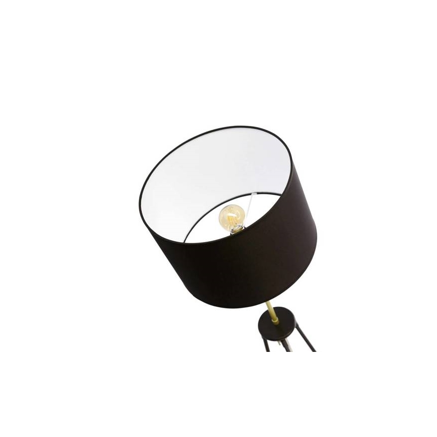 Торшер TEGOLA 1xE27/60W/230V черная/золотая
