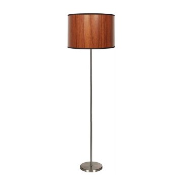 Торшер TIMBER 1xE27/60W/230V коричневий/матовий хром