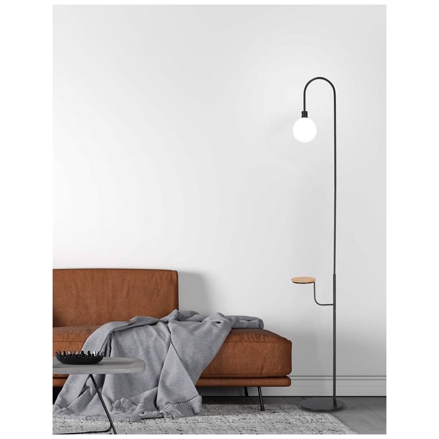 Торшер VANITY 1xG9/40W/230V чорний