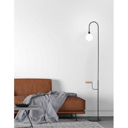 Торшер VANITY 1xG9/40W/230V чорний