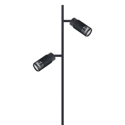 Торшер VERTICAL 2xGU10/8W/230V чорний