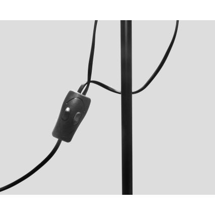 Торшер WENDY 1xE27/100W/230V + 1xE14/40W чорний