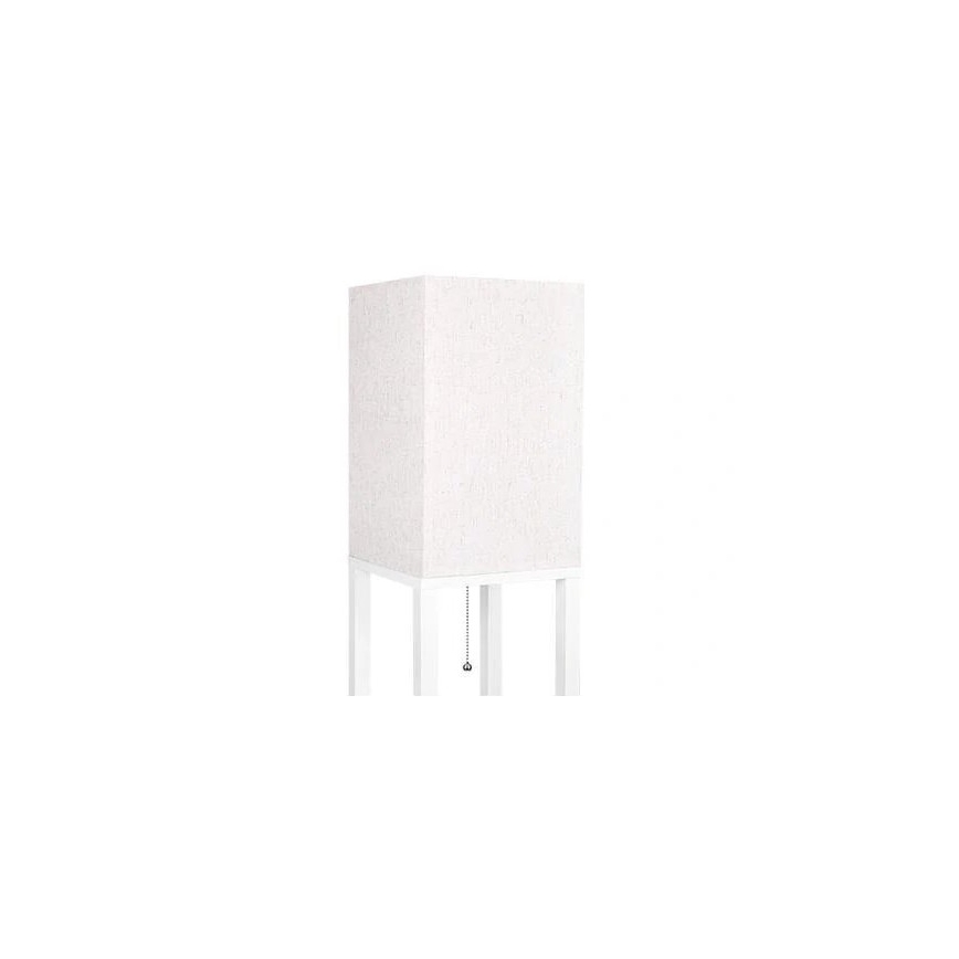 Торшер з поличками 1xE27/60W/230V білий