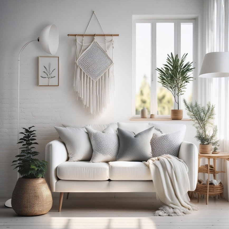 Торшер ZACK 1xE27/15W/230V белый