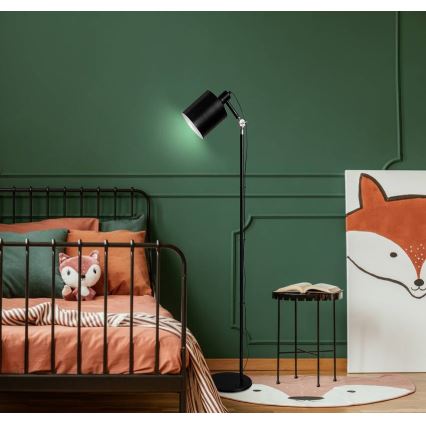 Торшер ZANA 1xE27/60W/230V черная