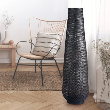 Торшер ZANZIBAR 1xE27/20W/230V чорний