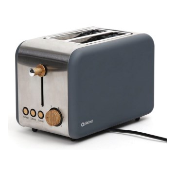 Тостер з двома отворами 900W/230V нержавіюча сталь/сірий
