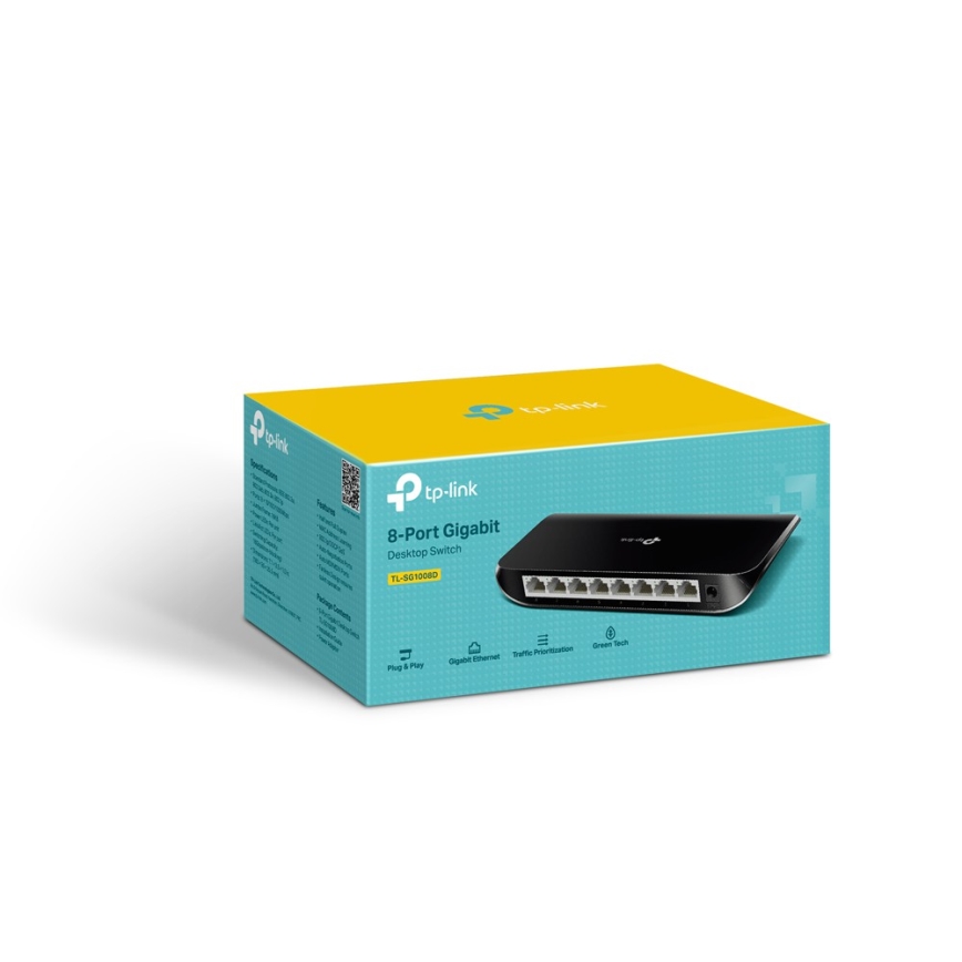 TP-Link - 8-портовий гігабітний настільний комутатор