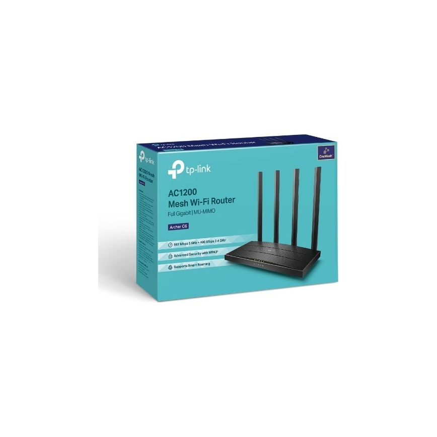 TP-Link - беспроводной гигабитный маршрутизатор с MU-MIMO Archer C6 V3.2 Wi-Fi
