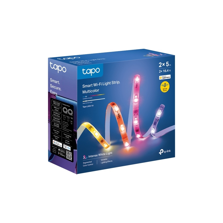 TP-Link - диммируемая RGBW LED-лента 5 м/24 Вт/230 В Wi‑Fi