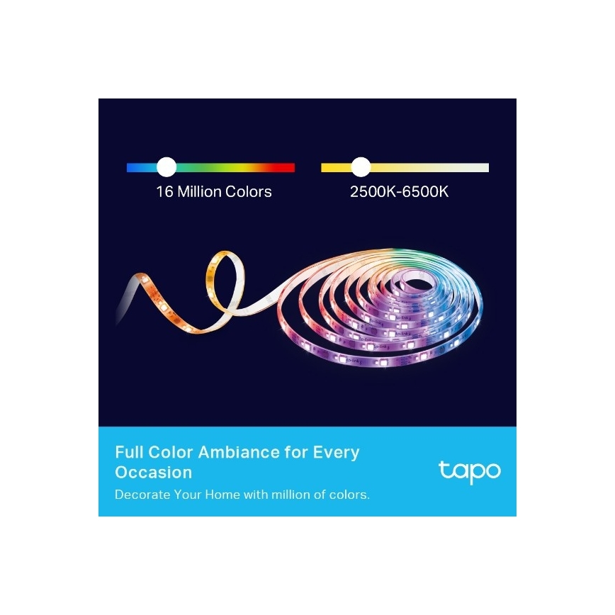 TP-Link - димована RGBW LED-стрічка 5 м LED/24W/230V Wi-Fi