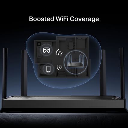 TP-Link - Двухдиапазонный Wi-Fi 7 маршрутизатор Archer BE220