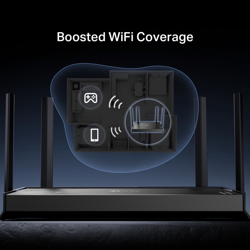 TP-Link - Двухдиапазонный Wi-Fi 7 маршрутизатор Archer BE220