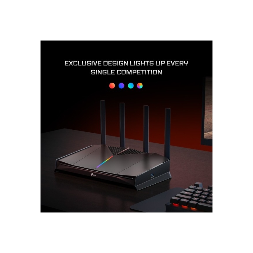 TP-Link - Игровой двухдиапазонный Wi-Fi 7 маршрутизатор Archer GE230