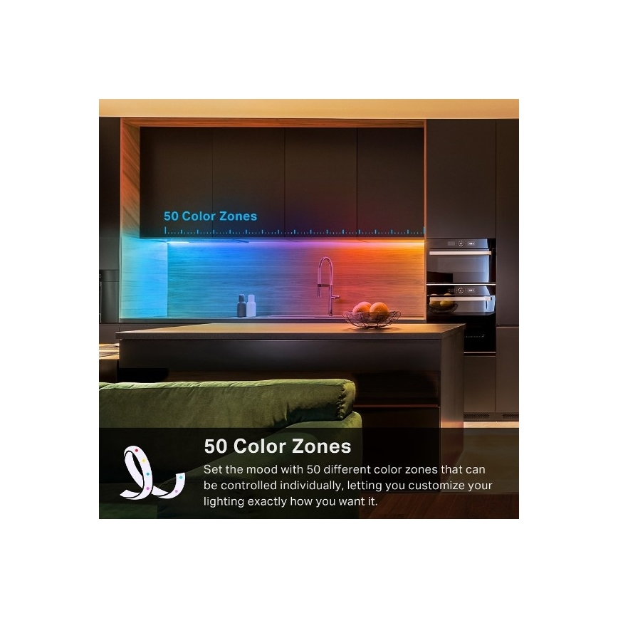 TP-Link - LED RGBW диммируемая лента 5 м LED/13 Вт/230 В Wi-Fi