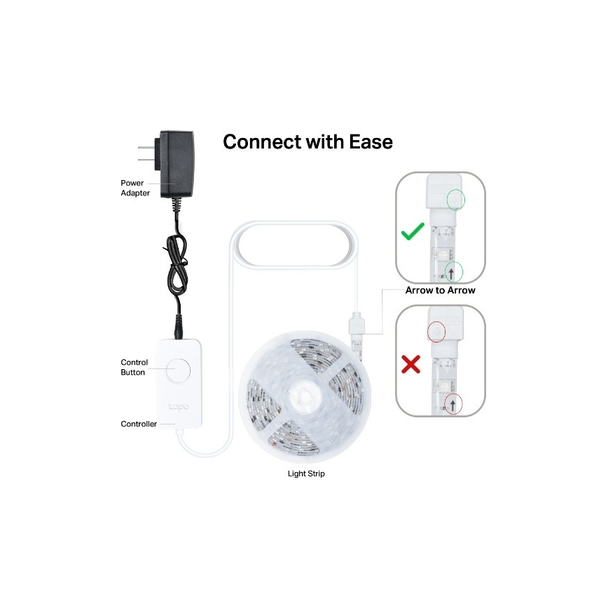 TP-Link - LED RGBW диммируемая лента 5 м LED/13 Вт/230 В Wi-Fi