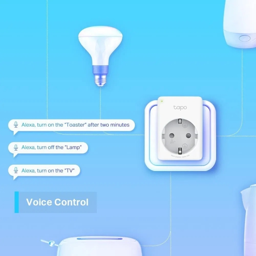 TP-Link - Розумна розетка E 2300W Wi-Fi