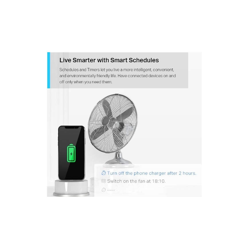 TP-Link - Розумна розетка F 3680W Wi-Fi