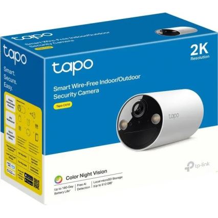 TP-Link - Розумна зовнішня камера з датчиком IP65 Wi-Fi