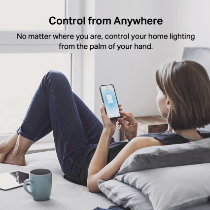 TP-Link - Розумний двокнопковий вимикач світла 2xAAA Wi-Fi