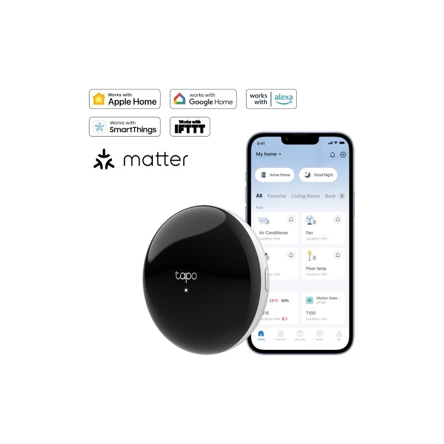 TP-Link - Розумний інфрачервоний шлюз Hub MATTER Wi-Fi