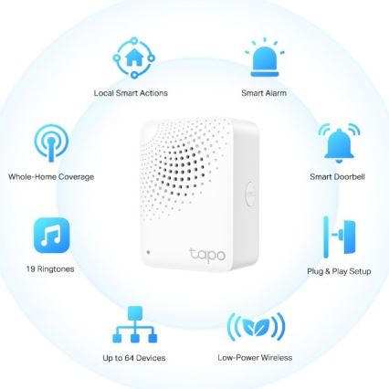 TP-Link - Розумний шлюз (хаб) MATTER Wi-Fi Tapo H100