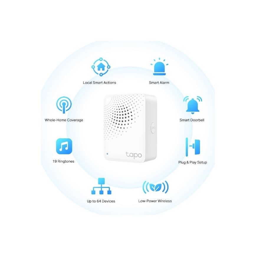 TP-Link - Розумний шлюз (хаб) MATTER Wi-Fi Tapo H100