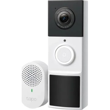 TP-Link - Розумний відеодзвінок з датчиком, 2K, 6400 mAh, IP65, Wi-Fi