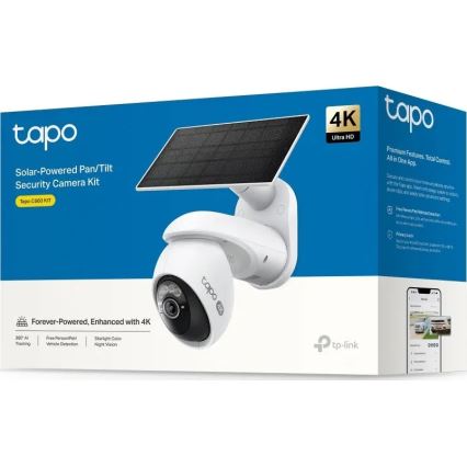 TP-Link - Уличная солнечная камера с датчиком, IP65, Wi-Fi