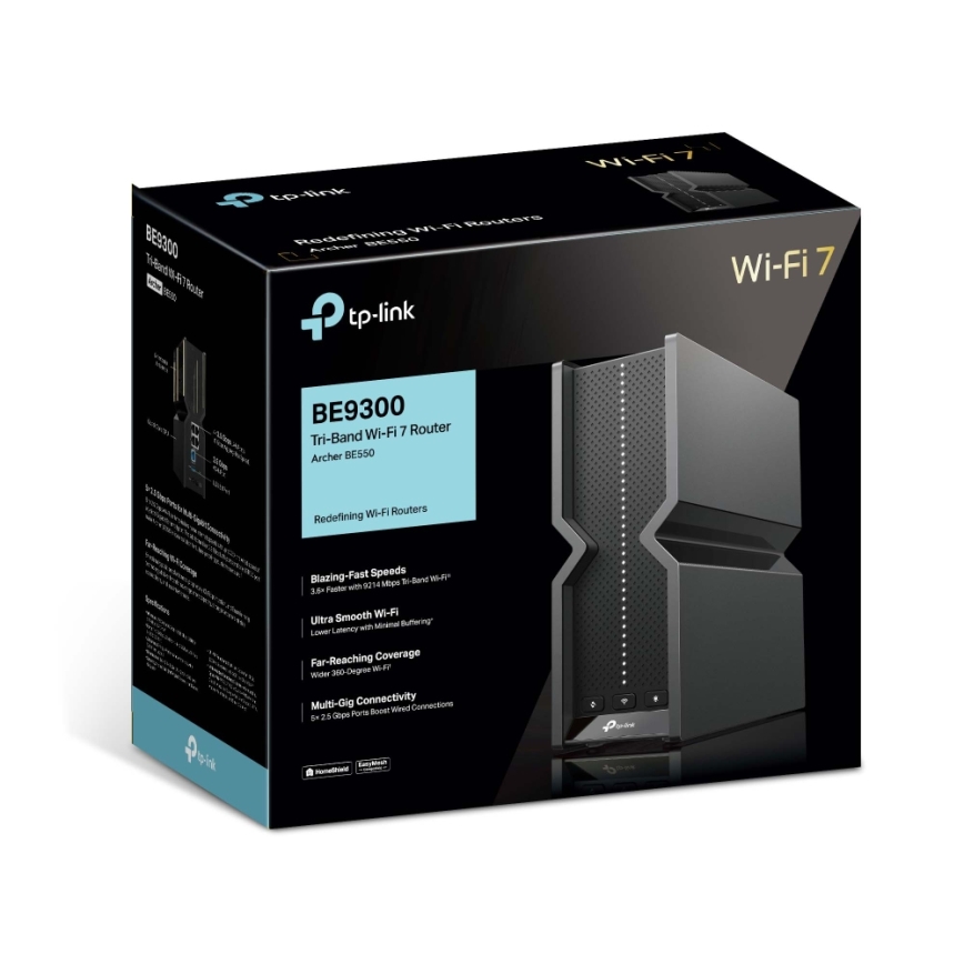 TP-Link - Трёхдиапазонный Wi-Fi 7 маршрутизатор Archer BE550